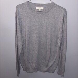 Hawker Rye Sweater‎ Mens Sz L Cotton Cashmere Long Sleeve V-Neck Stretch Office